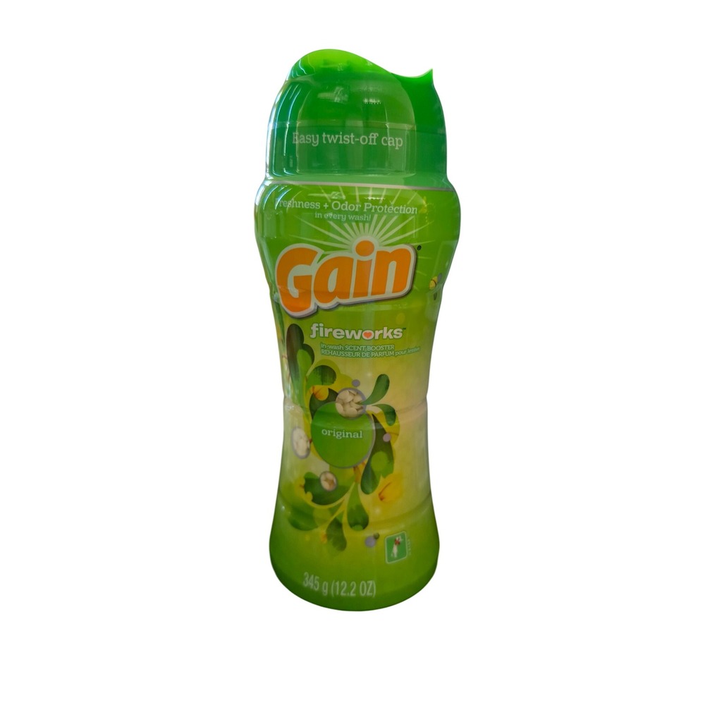 Gain Fireworks In-Wash Scent Booster Beads Original Scent 12.2 oz 345g Bottle